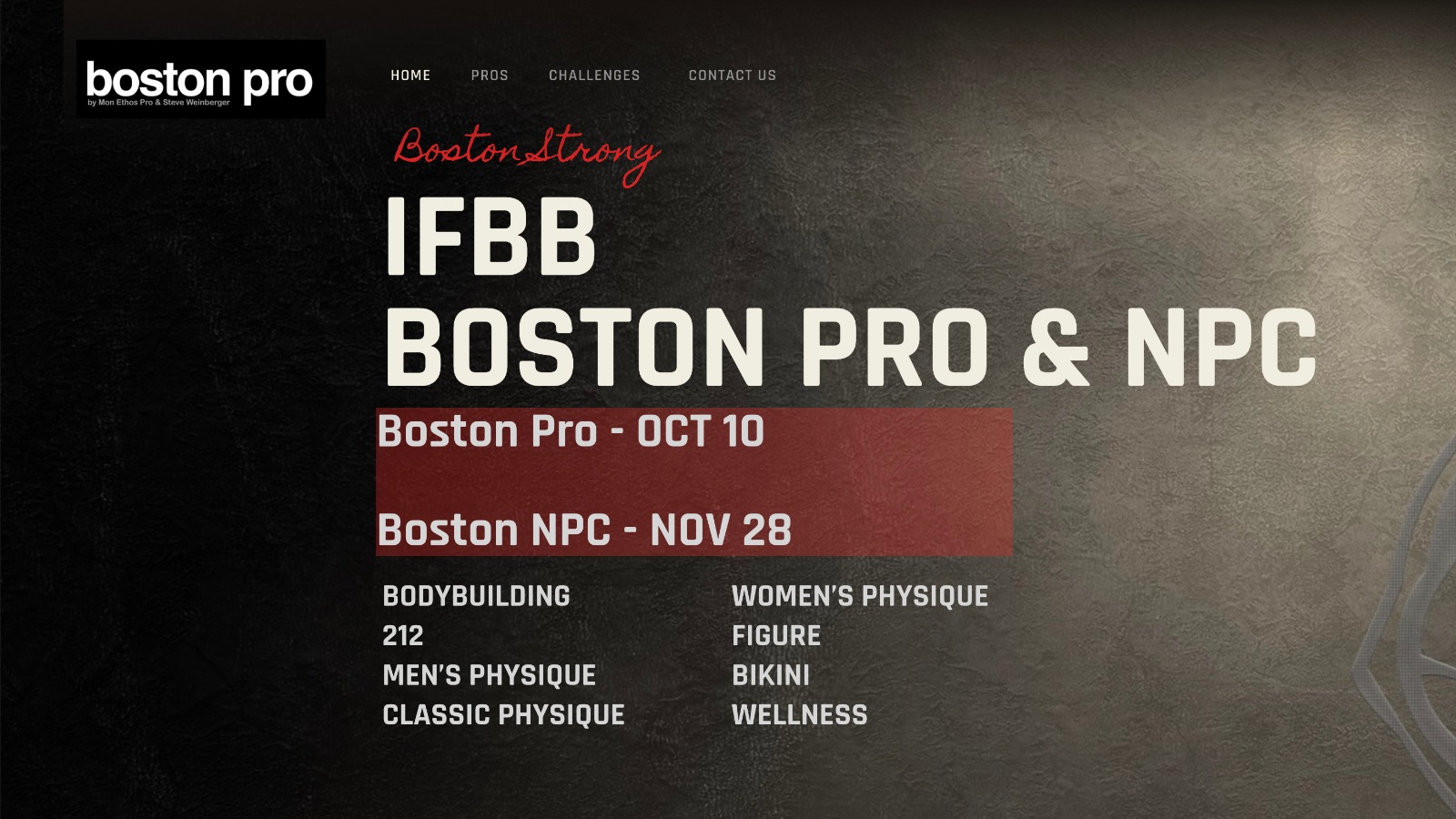 İFBB Boston Pro Show 2021’e Ertelendi.