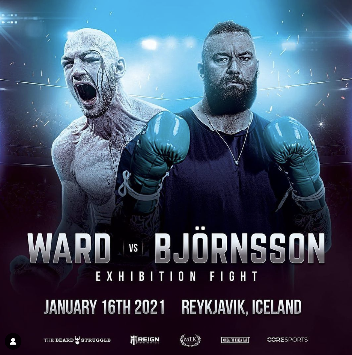 Hafthor Bjornsson vs Steven Ward Gösteri Boks Maçı Berabere Sona Erdi